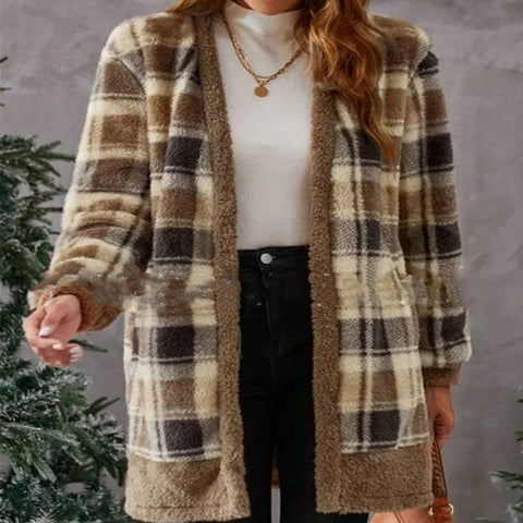 Women's Cardigan Plush Warm Coat